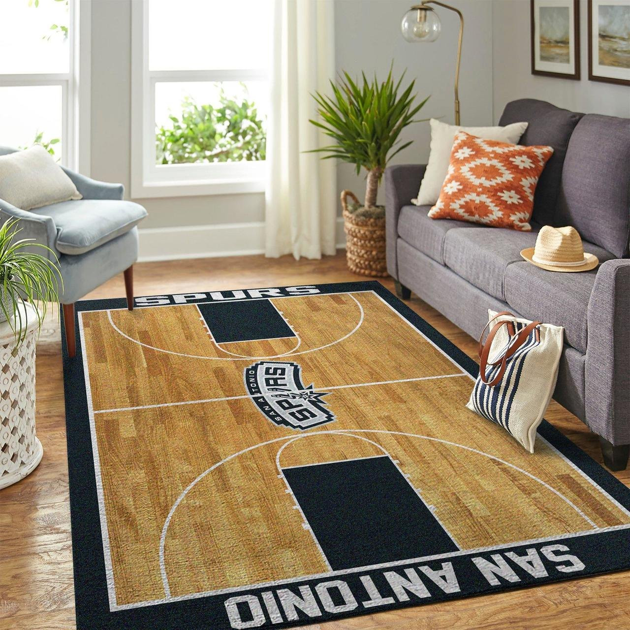 San Antonio Spurs Area Rug 1 San Antonio Spurs Area Rug