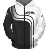 San Antonio Spurs Hoodie Zip Hoodie 3D