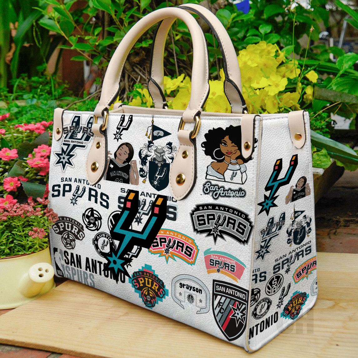 San Antonio Spurs Lover Leather Handbag 1 San Antonio Spurs Lover Leather Handbag
