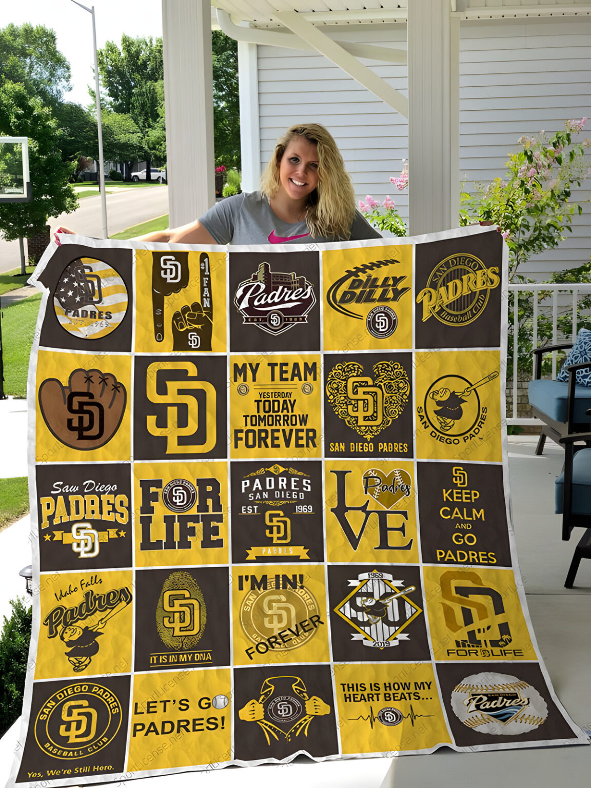 San Diego Padres Blanket 1 San Diego Padres Blanket