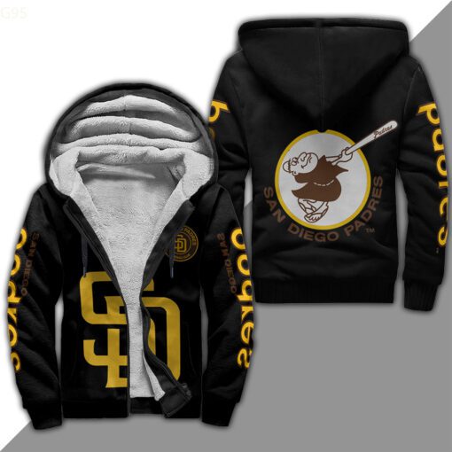 San Diego Padres Fleece Jacket 1 San Diego Padres Fleece Jacket