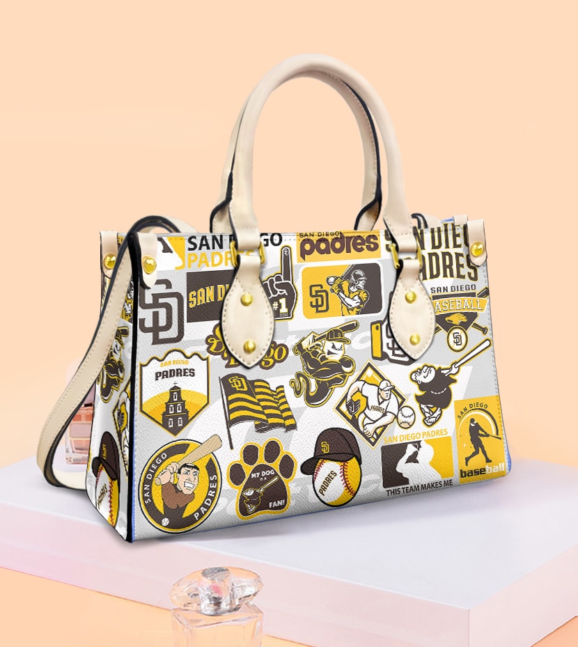 San Diego Padres G01 Leather Handbag 1 San Diego Padres G01 Leather Handbag