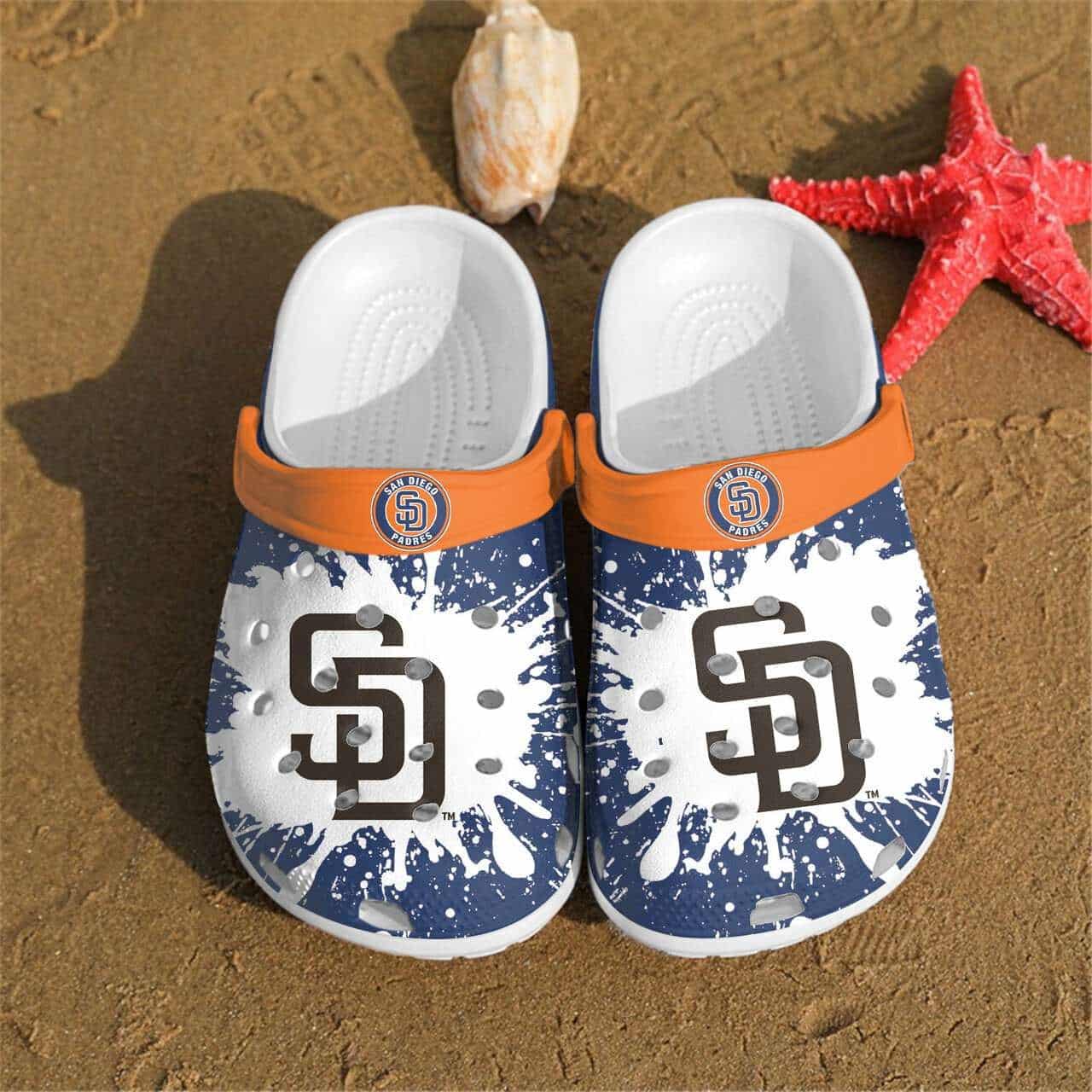 San Diego Padres Lover Soft Clogs 1 San Diego Padres Lover Soft Clogs