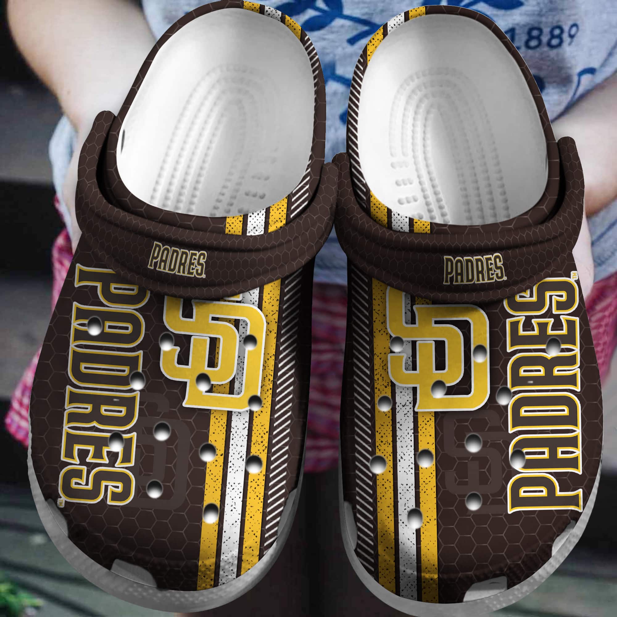 San Diego Padres Soft Clogs 1 San Diego Padres Soft Clogs
