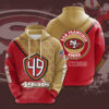 San Francisco 49ERS 1 Hoodie Zip Hoodie 3D