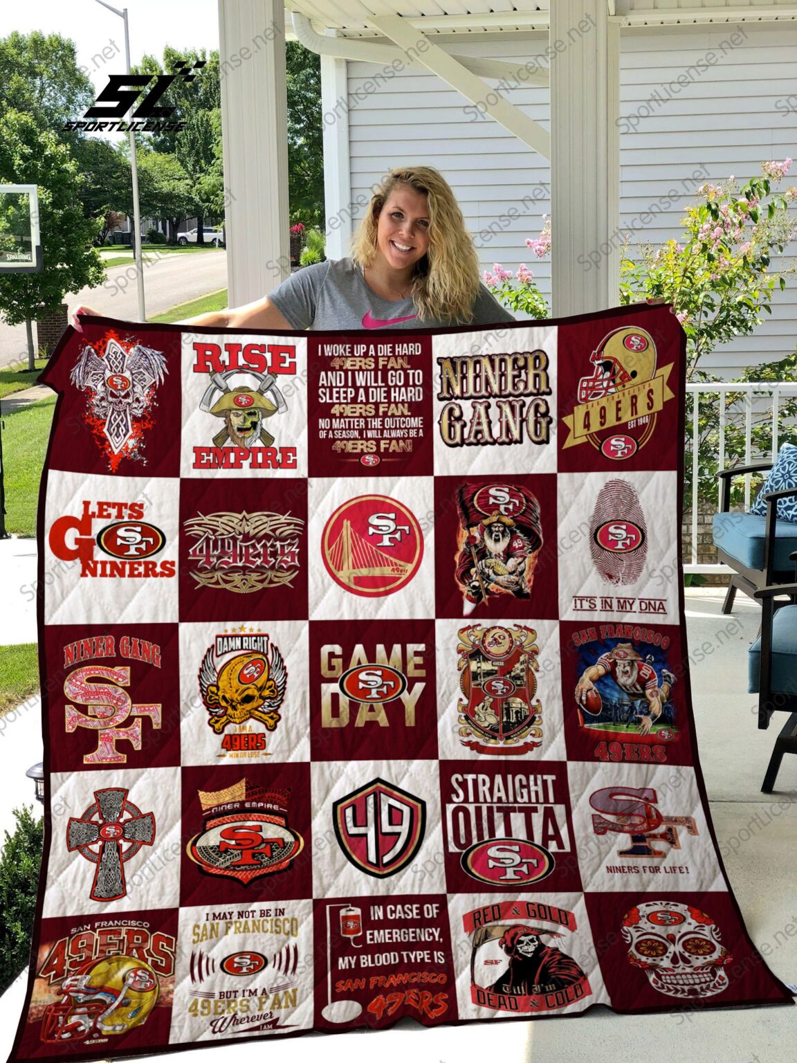San Francisco 49ERS 1GG Blanket 1 San Francisco 49ERS 1GG Blanket