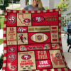 San Francisco 49ERS 2 Blanket
