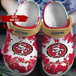 San Francisco 49ERS 3 Soft Clogs