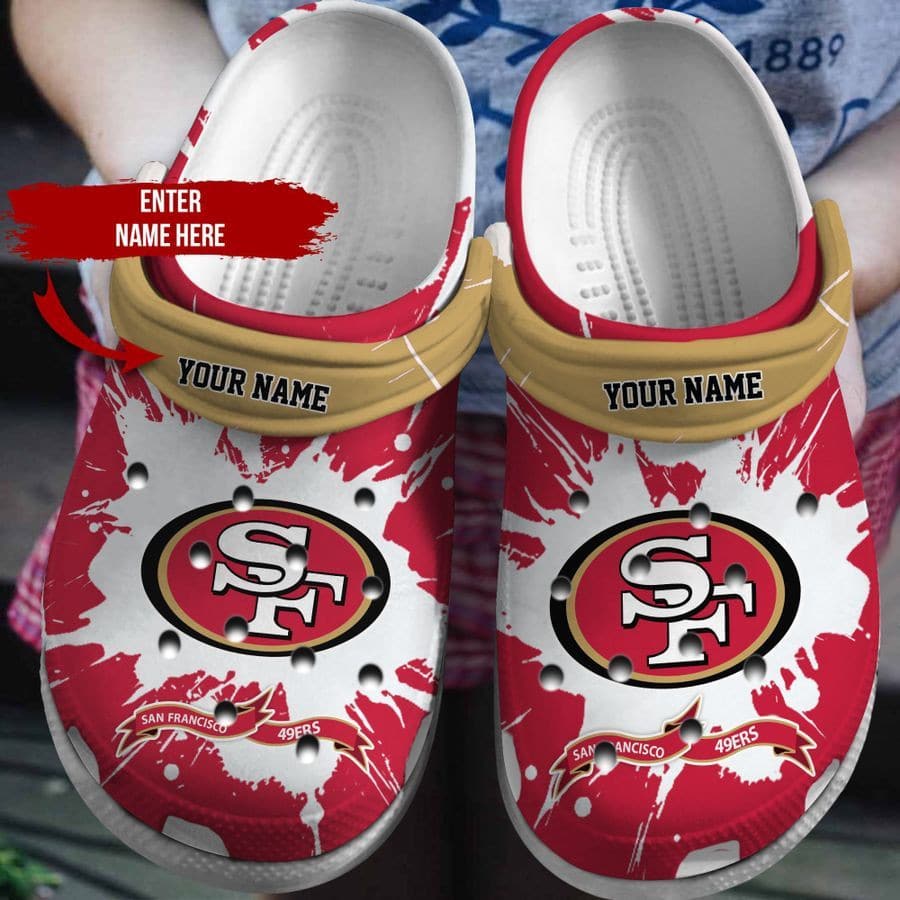 San Francisco 49ERS 3 Soft Clogs 1 San Francisco 49ERS 3 Soft Clogs