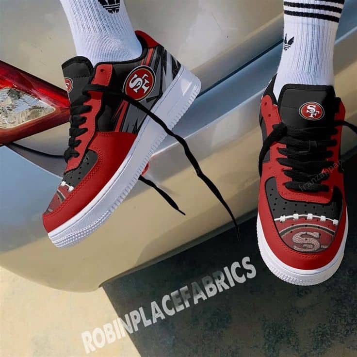 San Francisco 49ERS Air Force Shoes 1 San Francisco 49ERS Air Force Shoes