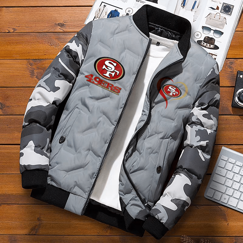 San Francisco 49ERS Heavy Weight Jacket 1 San Francisco 49ERS Heavy Weight Jacket