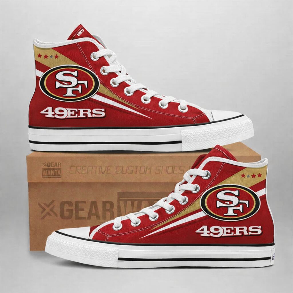 San Francisco 49ERS High Top Shoes 1 San Francisco 49ERS High Top Shoes
