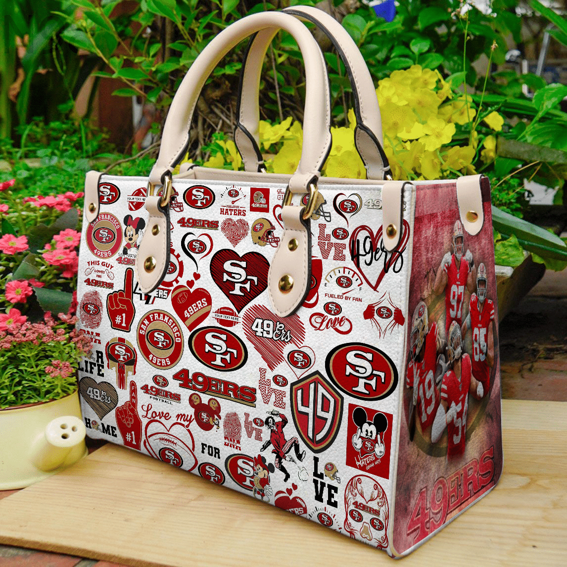San Francisco 49ERS Leather Handbag 1 San Francisco 49ERS Leather Handbag