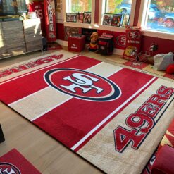 San Francisco 49ERS Living Room And Bed Room Area Rug