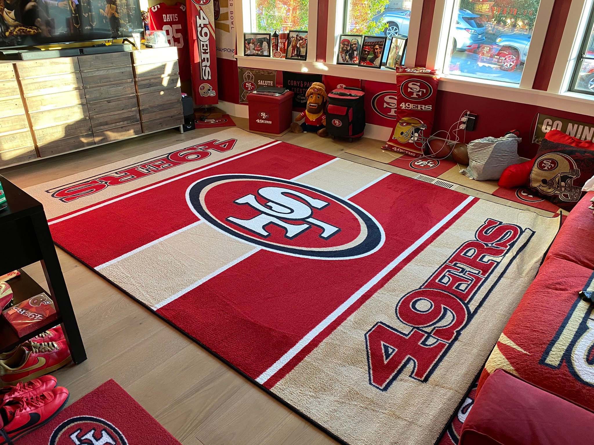 San Francisco 49ERS Living Room And Bed Room Area Rug 1 San Francisco 49ERS Living Room And Bed Room Area Rug