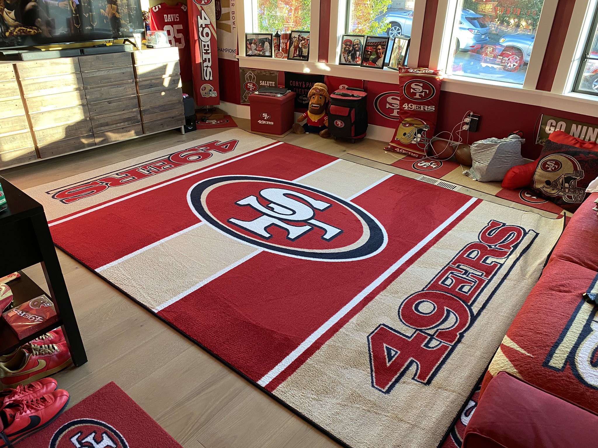 San Francisco 49ERS Lover Area Rug 1 San Francisco 49ERS Lover Area Rug