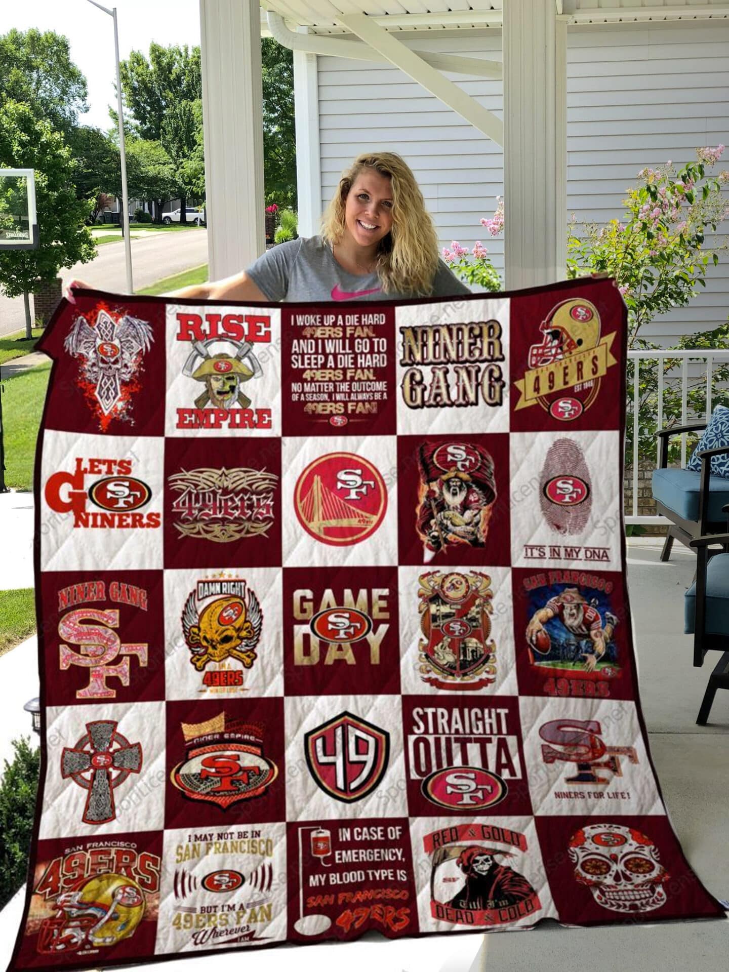 San Francisco 49ERS Lover Blanket 1 San Francisco 49ERS Lover Blanket