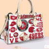 San Francisco 49ERS Lover Leather Handbag