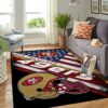 San Francisco 49ERS NFL Team For Living Room Area Rug