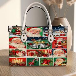 Santa Claus Leather Handbag