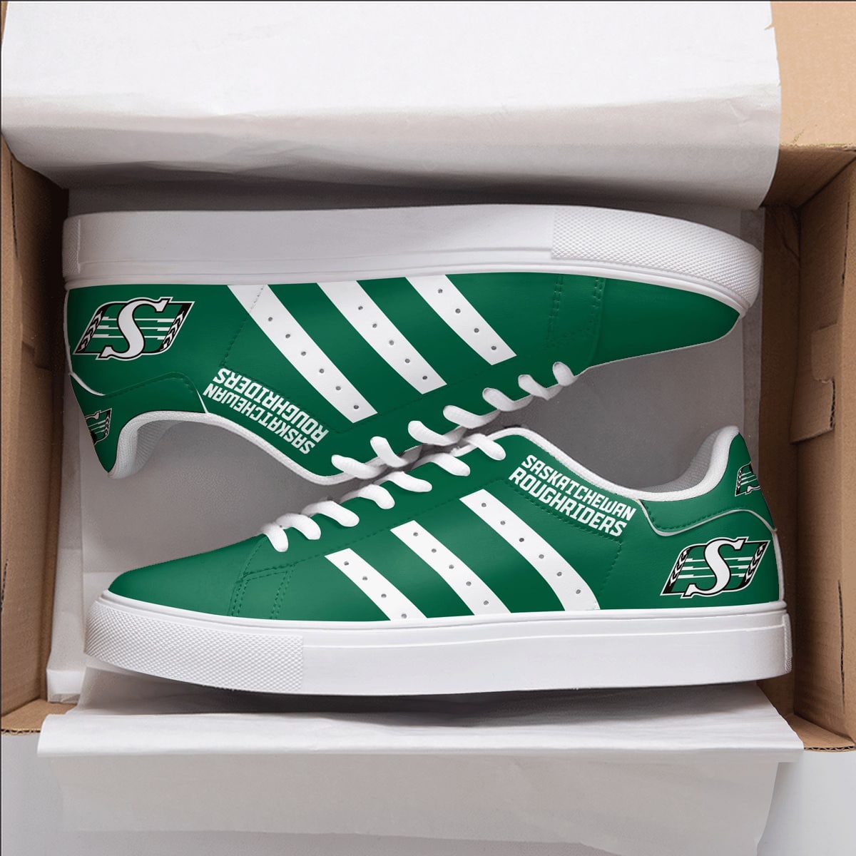 Saskatchewan Roughriders Lover Stan Smith Shoes 1 Saskatchewan Roughriders Lover Stan Smith Shoes