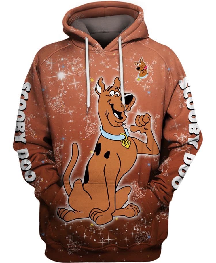 Scooby-doo A00 Hoodie Zip Hoodie 3D 1 Scooby-doo A00 Hoodie Zip Hoodie 3D