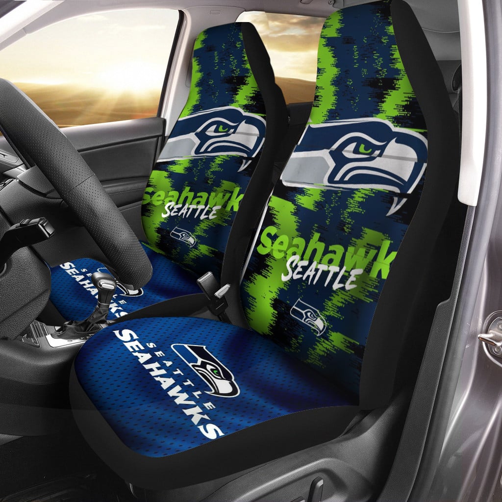 Seattle Seahawks Dgn Seat Covers 1 Seattle Seahawks Dgn Seat Covers