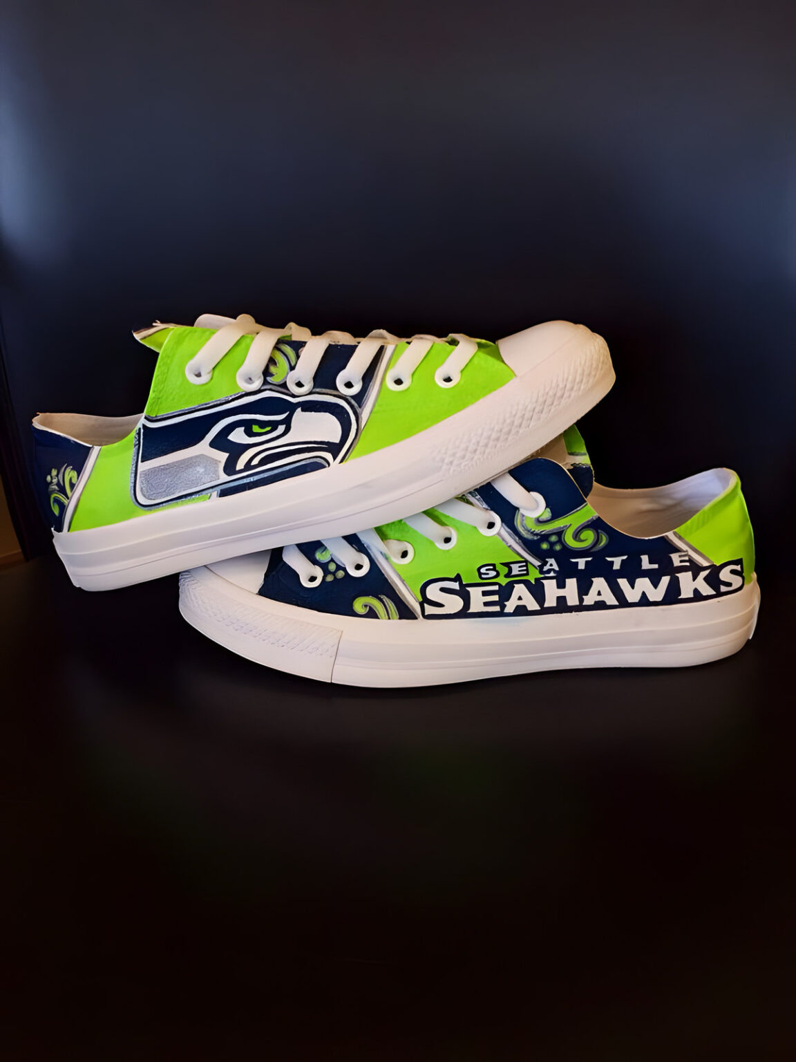 Seattle Seahawks I01 Low Top Shoes 1 Seattle Seahawks I01 Low Top Shoes