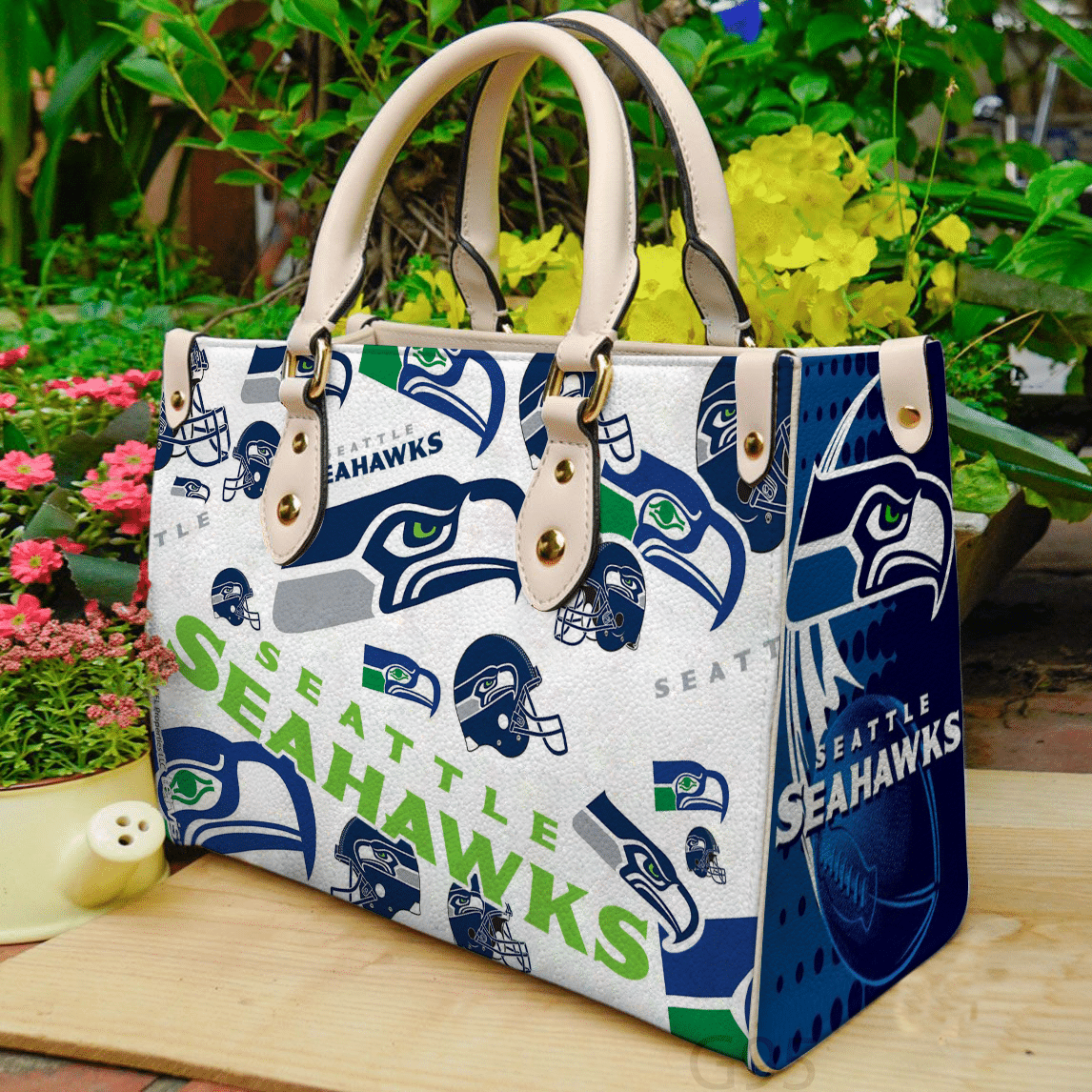 Seattle Seahawks Love A1 Leather Handbag 1 Seattle Seahawks Love A1 Leather Handbag