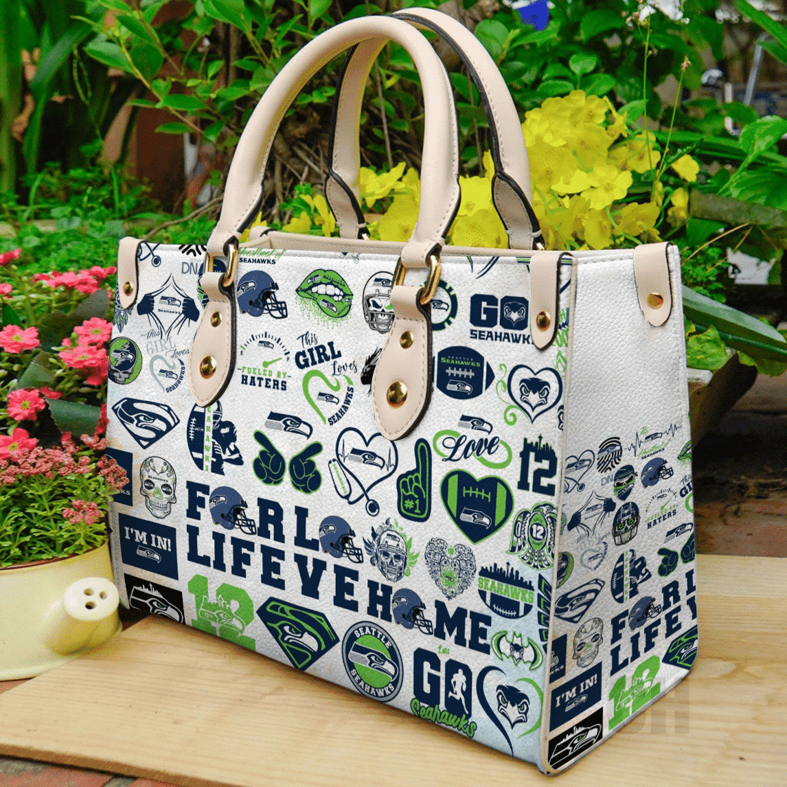 Seattle Seahawks Lover Leather Handbag 1 Seattle Seahawks Lover Leather Handbag