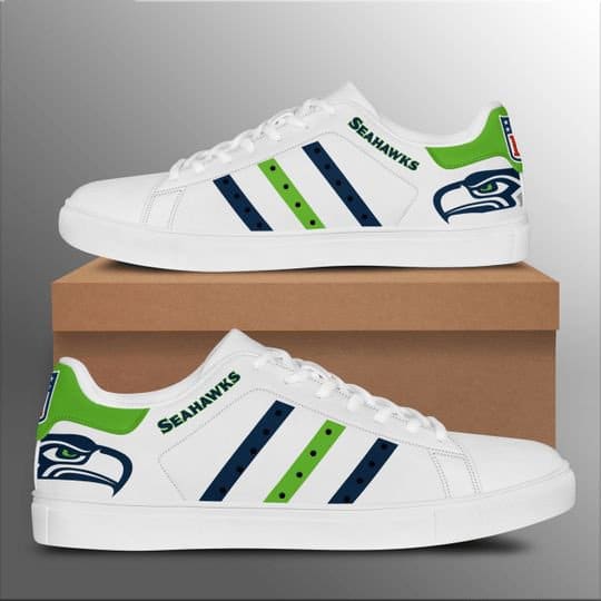 Seattle Seahawks Stan Smith Shoes 1 Seattle Seahawks Stan Smith Shoes