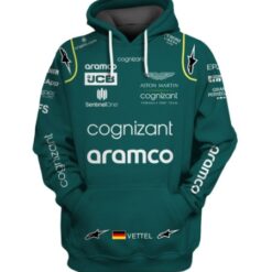 Sebastian Vettel Hoodie Zip Hoodie 3D