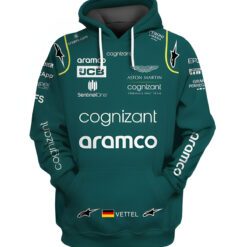 Sebastian Vettel Hoodie Zip Hoodie 3D