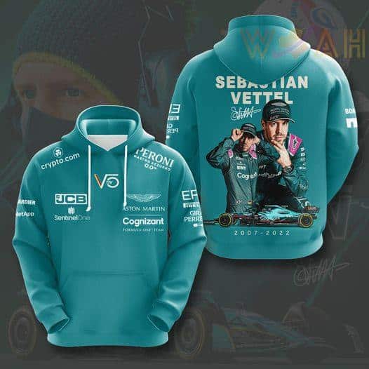 Sebastian Vettel Hoodie Zip Hoodie 3D 1 Sebastian Vettel Hoodie Zip Hoodie 3D