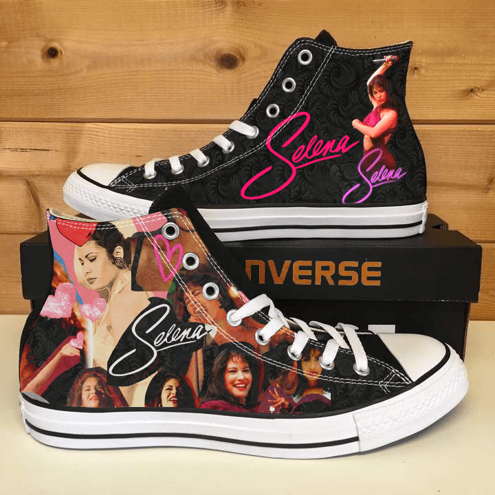 Selena Quintanilla High Top Shoes 1 Selena Quintanilla High Top Shoes