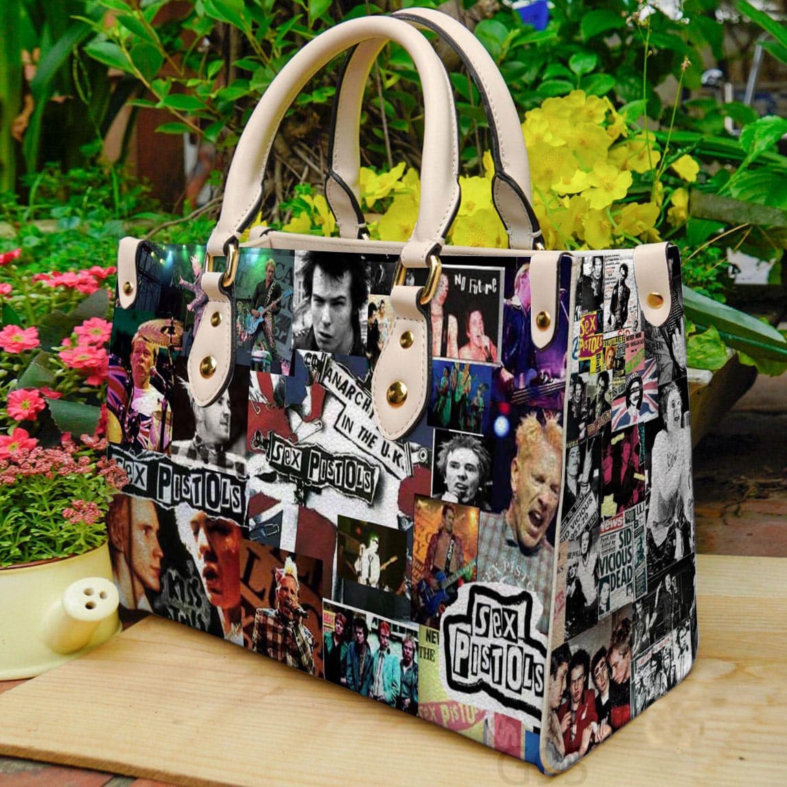 Sex Pistols Leather Handbag 1 Sex Pistols Leather Handbag
