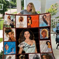 Shania Twain 3 Blanket