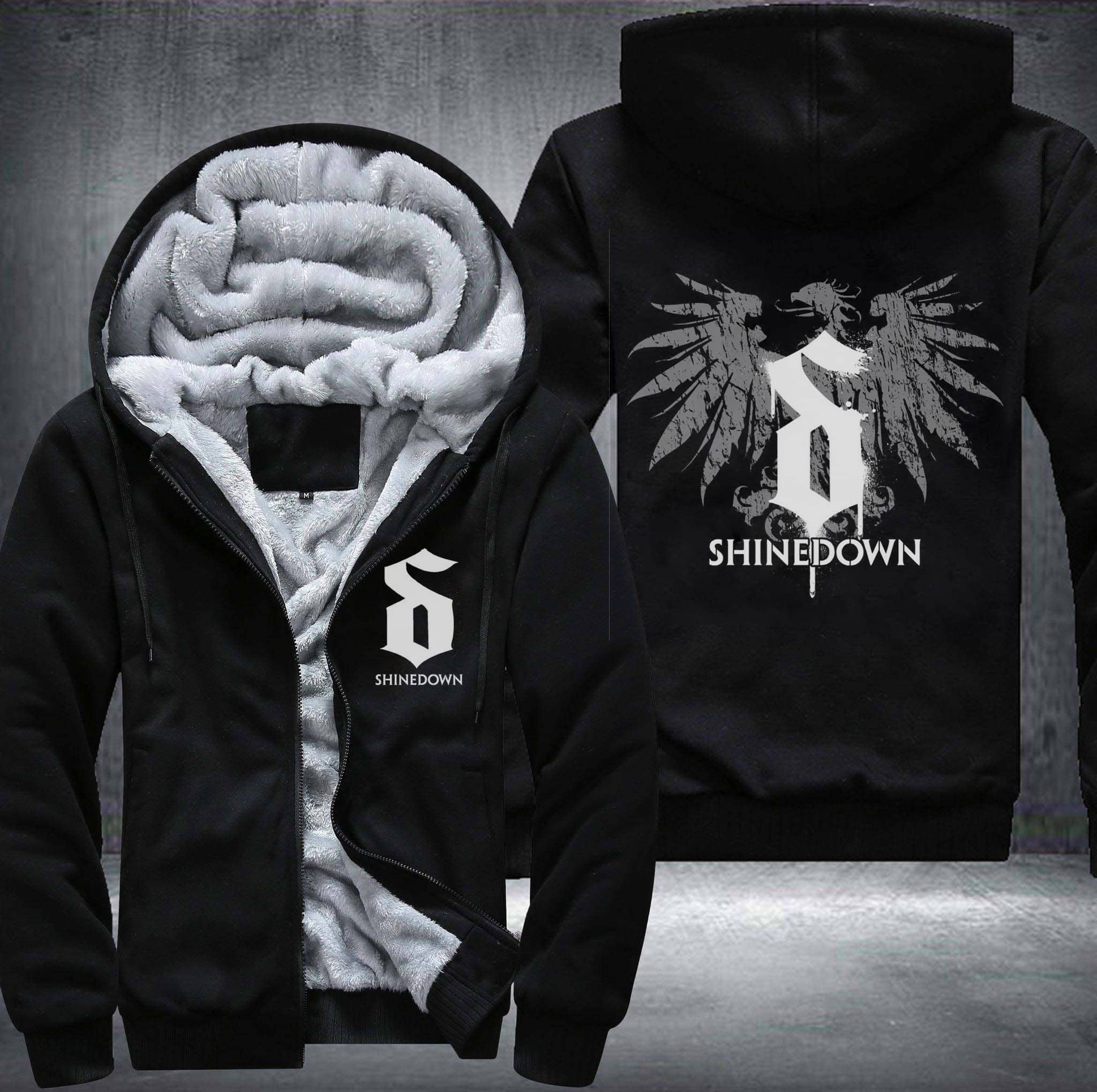 Shinedown Lover Fleece Jacket 1 Shinedown Lover Fleece Jacket