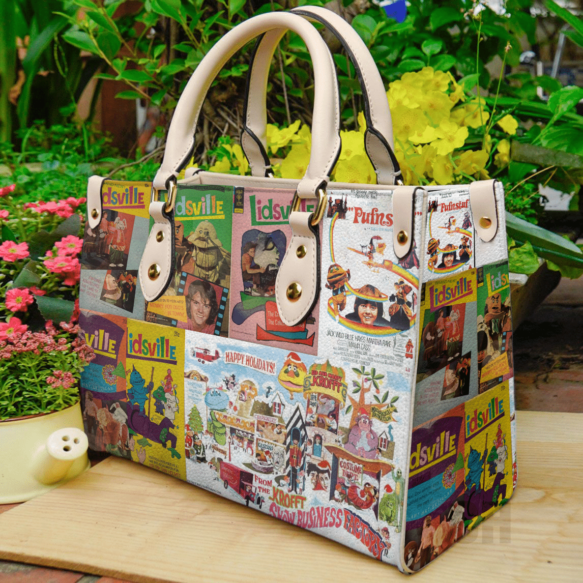 Sid And Marty Krofft Leather Handbag 1 Sid And Marty Krofft Leather Handbag