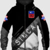 Simca Hoodie Zip Hoodie 3D