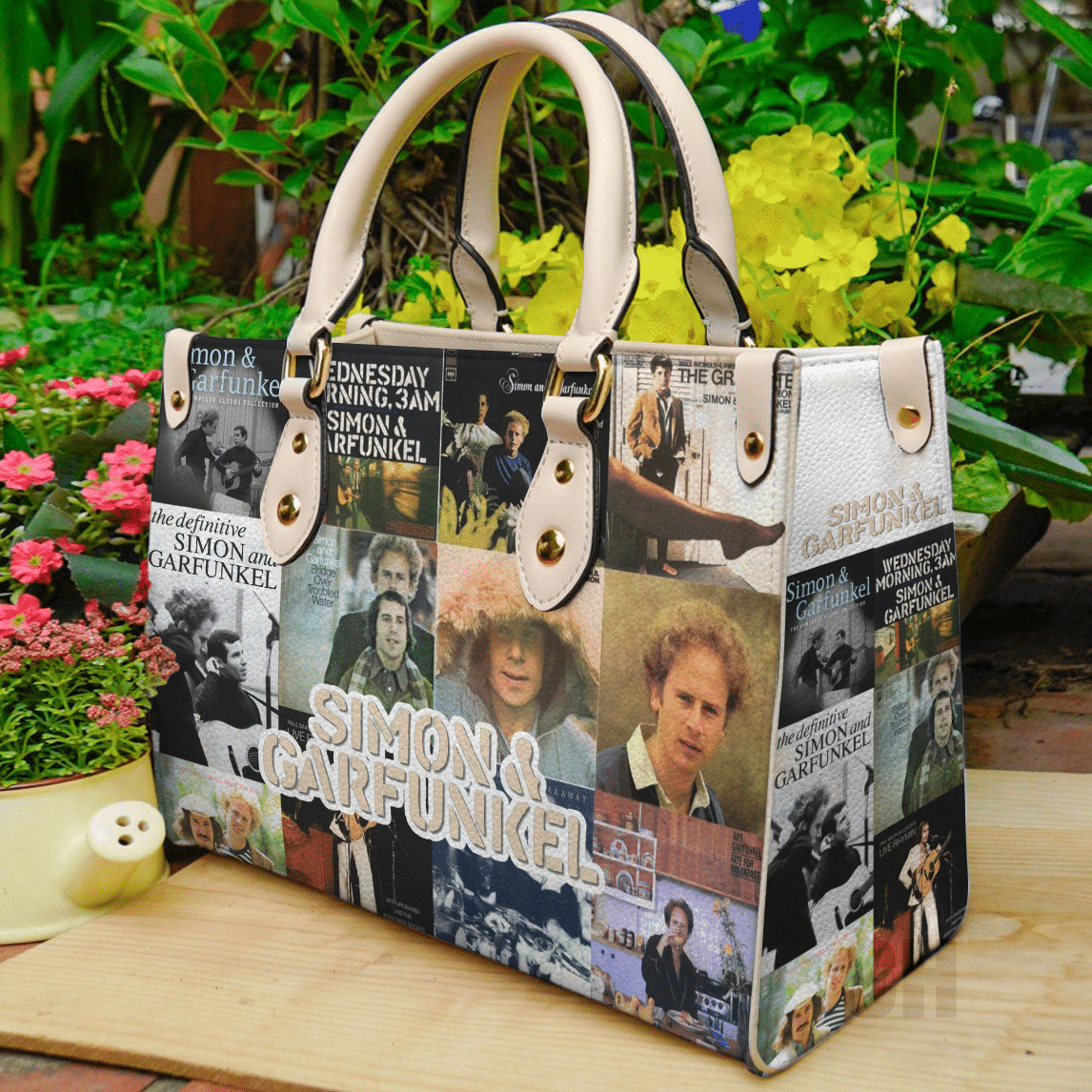 Simon & Garfunkel Leather Handbag 1 Simon & Garfunkel Leather Handbag