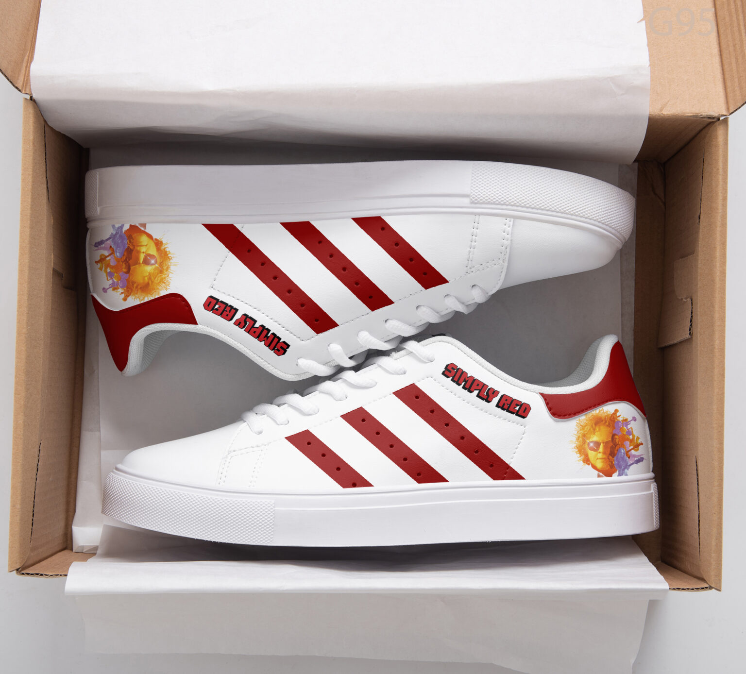 Simply Red Stan Smith Shoes 1 Simply Red Stan Smith Shoes