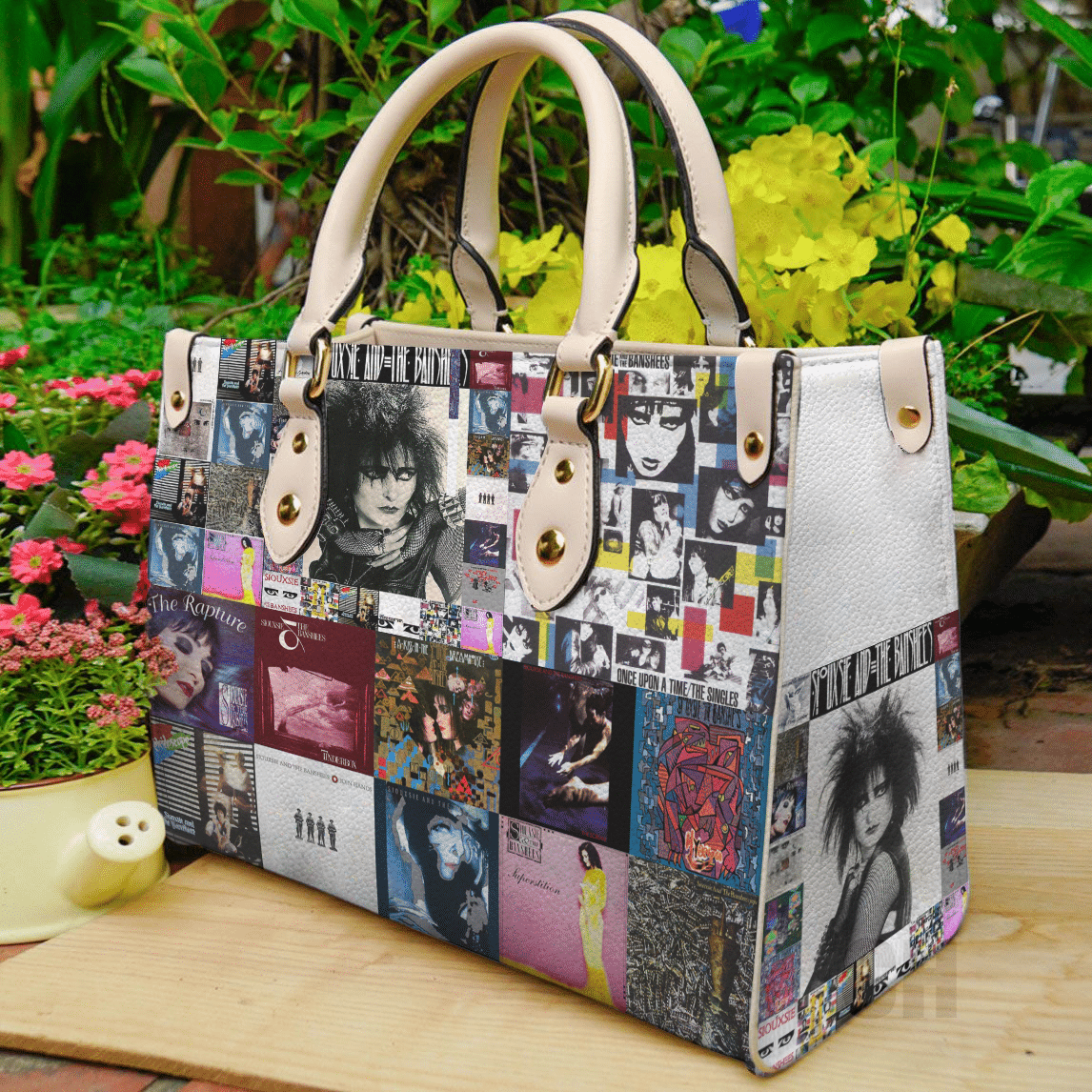 Siouxsie And The Banshees Band Leather Handbag 1 Siouxsie And The Banshees Band Leather Handbag