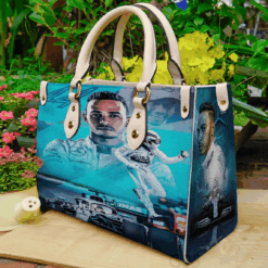 Sir Lewis Hamilton Leather Handbag