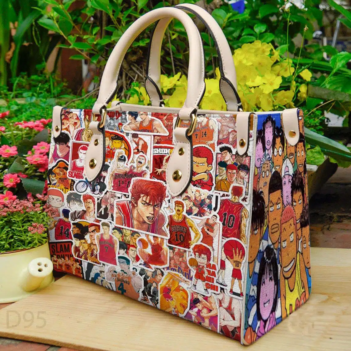 Slam Dunk Lover Leather Handbag 1 Slam Dunk Lover Leather Handbag