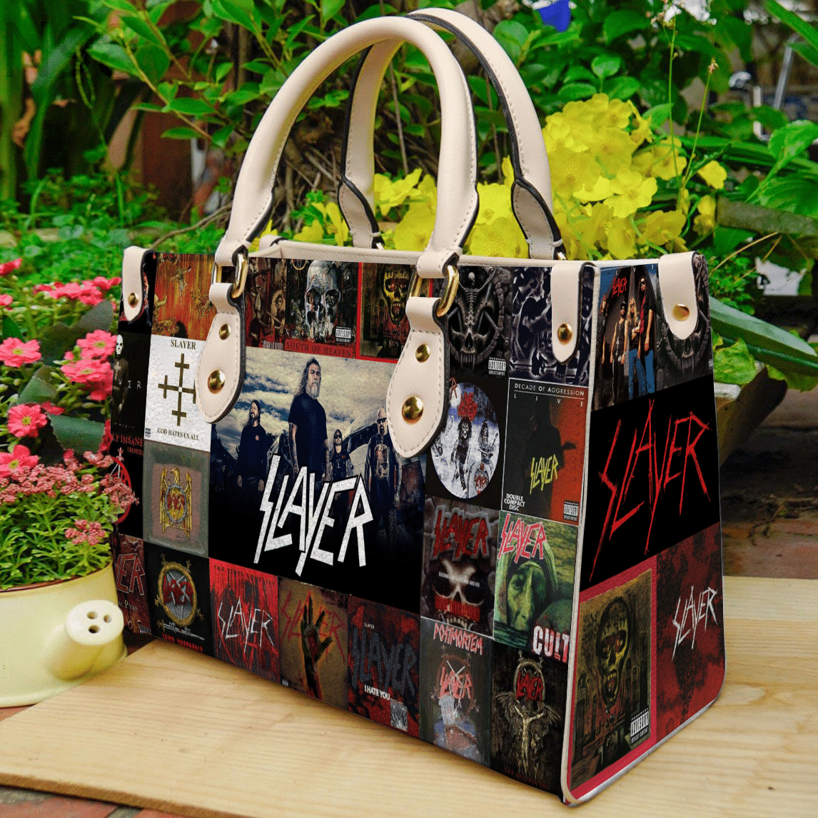 Slayer Lover Leather Handbag 1 Slayer Lover Leather Handbag