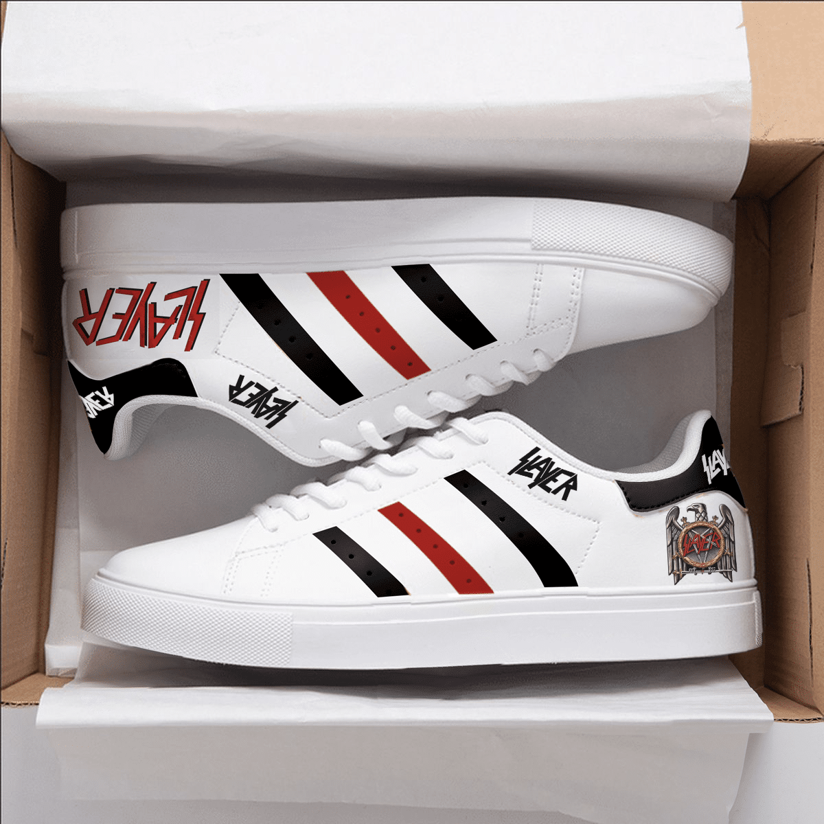 Slayer Stan Smith Shoes 1 Slayer Stan Smith Shoes