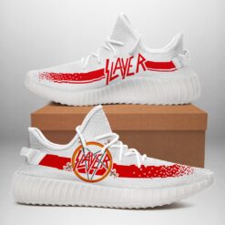 Slayer White Yeezy Shoes