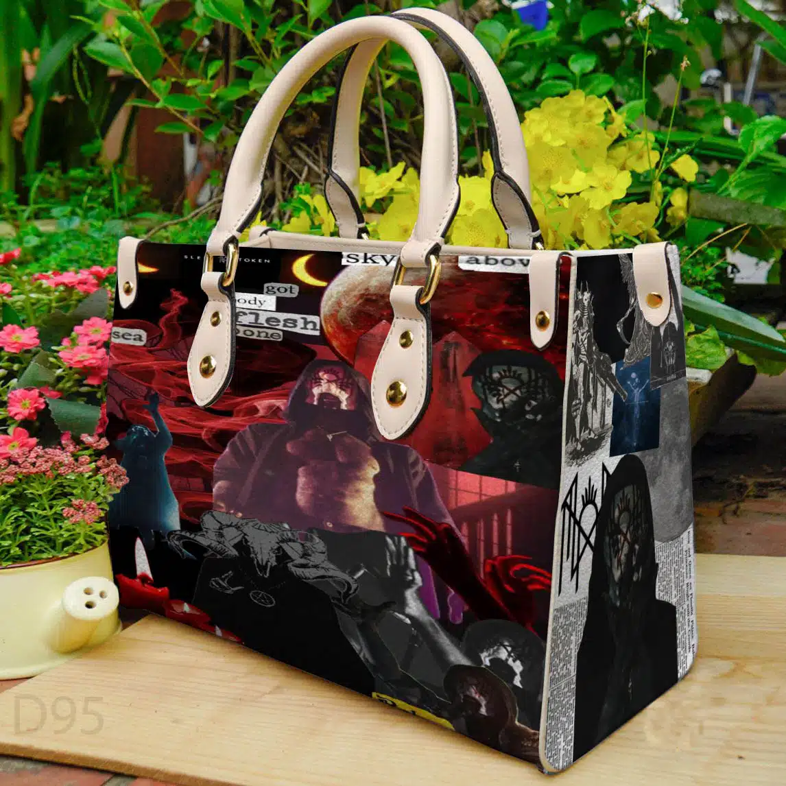 Sleep Token Leather Handbag 1 Sleep Token Leather Handbag