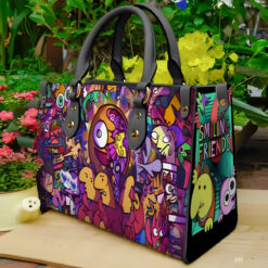 Smiling Friends Leather Handbag